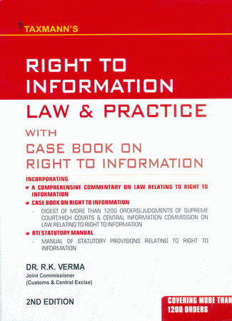 Right to Information Law & Practice